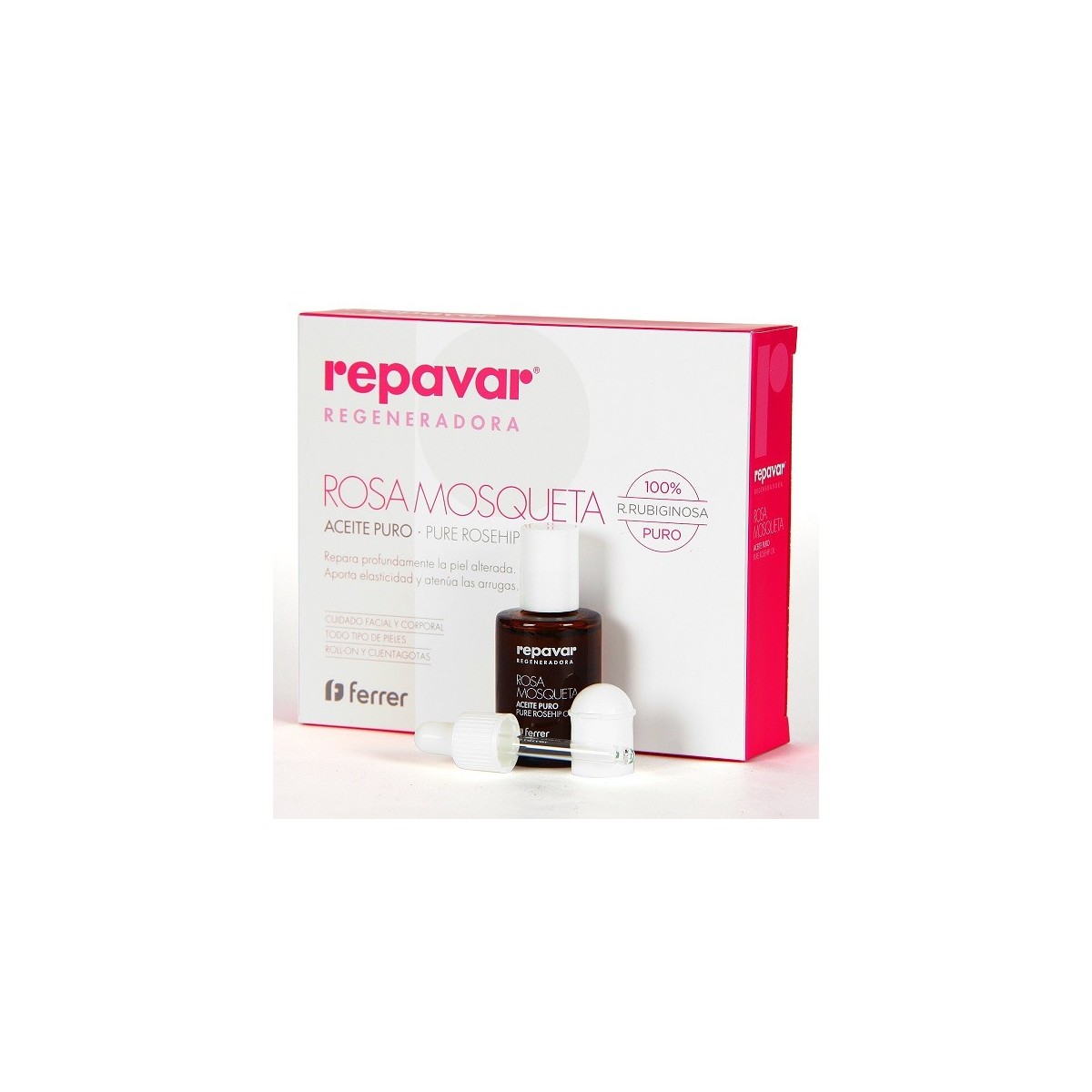 REPAVAR REGENERADORA ACEITE PURO DE ROSA...