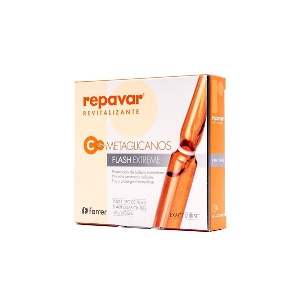 Repavar Revitalizante Ampollas Flash Extreme 5 Amp