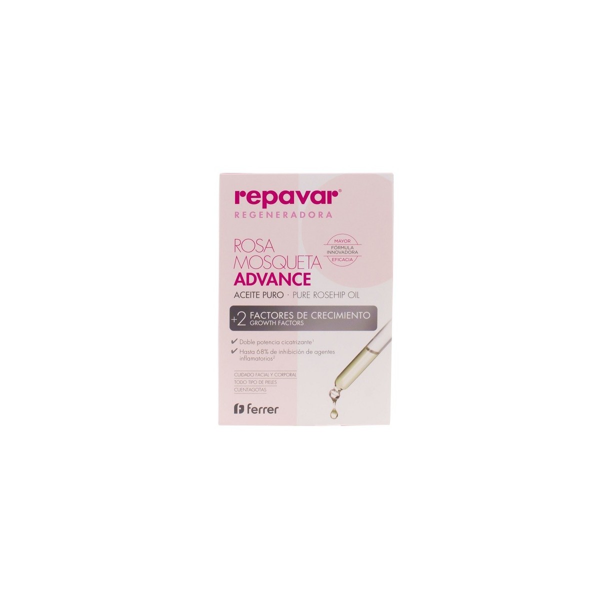 REPAVAR REGENERADORA  ACEITE PURO ROSA MOSQUETA...