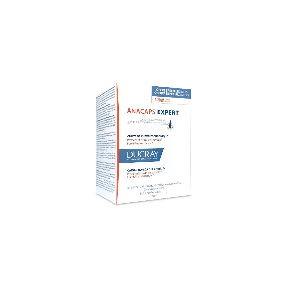 ANACAPS EXPERT ANTICAIDA DUCRAY 90 CAPSULAS
