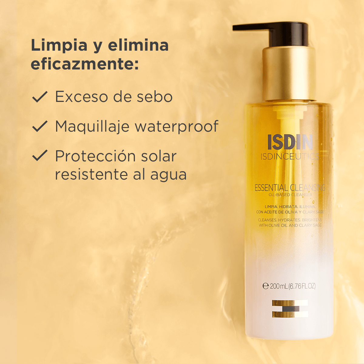 ISDINCEUTICS ESSENTIAL CLEANSING 1 FRASCO DE 200ML