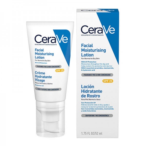 CERAVE LOCION HIDRATANTE DE ROSTRO SPF 30  1 ENVASE 52 ML