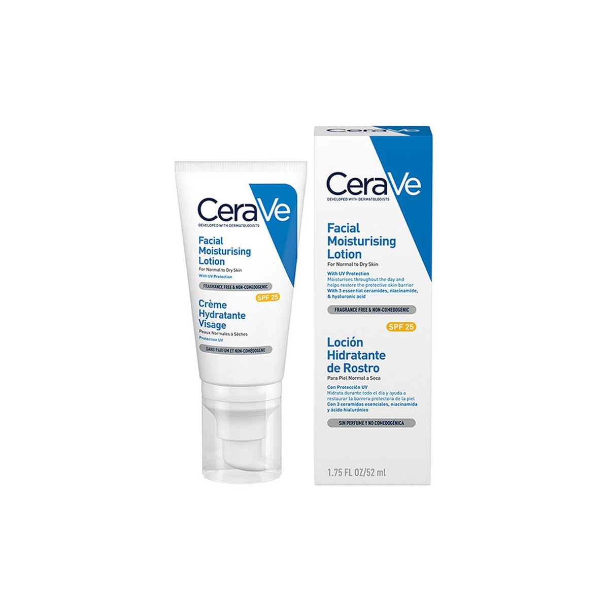 CERAVE LOCION HIDRATANTE DE ROSTRO SPF 30  1...
