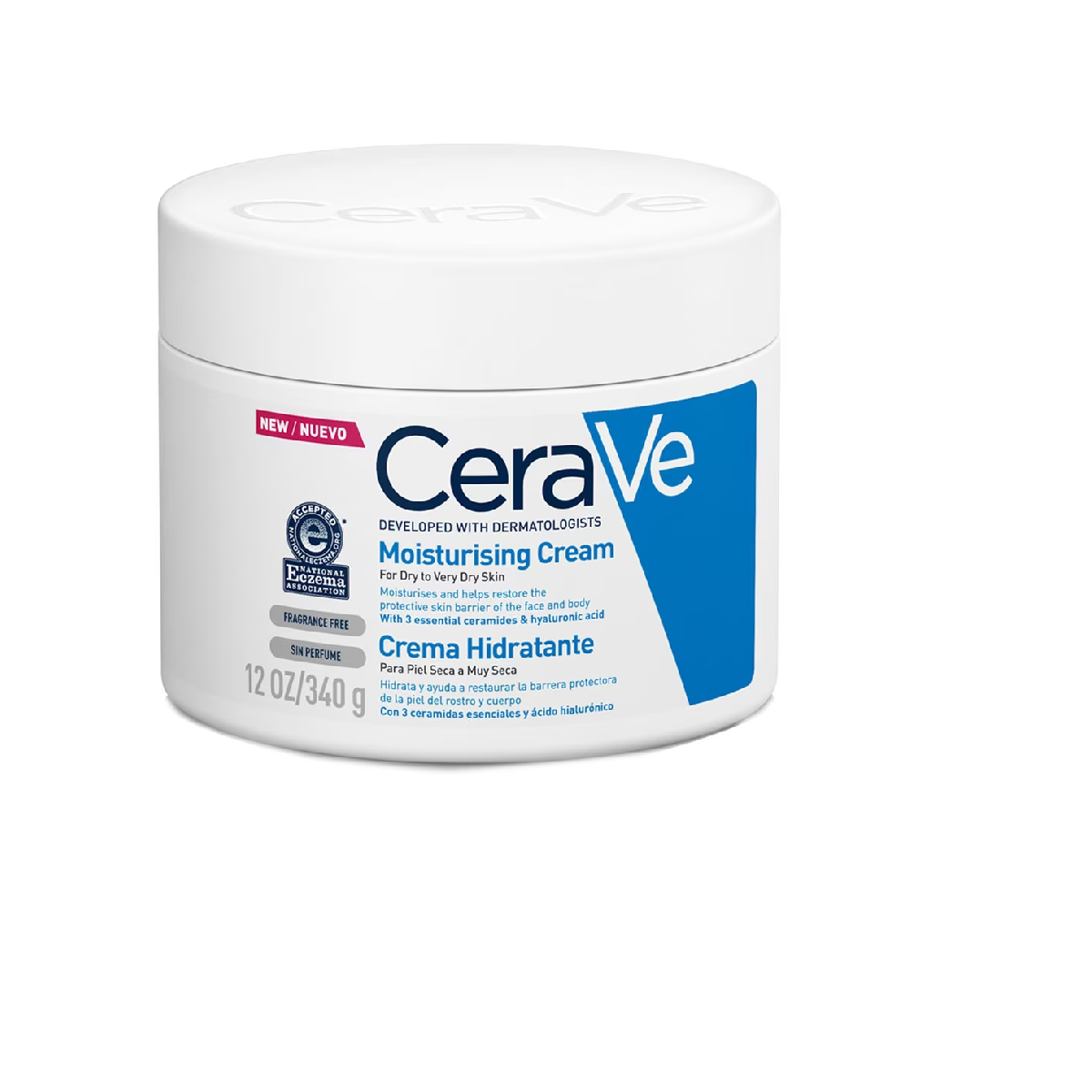 CERAVE CREMA HIDRATANTE PIEL SECA  1 ENVASE 340 G