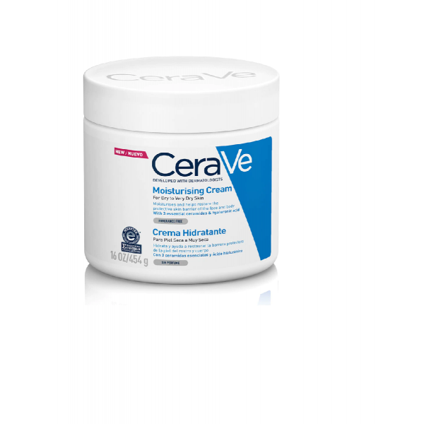 CERAVE CREMA HIDRATANTE PIEL SECA  1 ENVASE 454 G