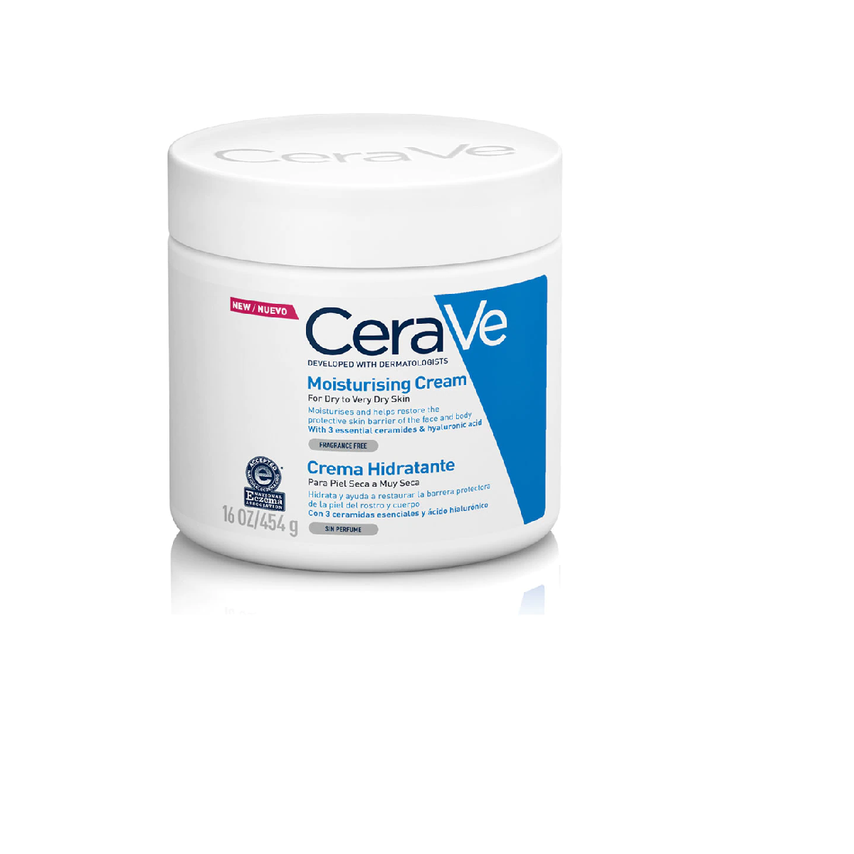 CERAVE CREMA HIDRATANTE PIEL SECA  1 ENVASE 454 G