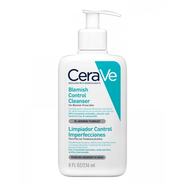 CERAVE LIMPIADOR CONTROL IMPERFECCIONES  1 ENVASE 236 ML