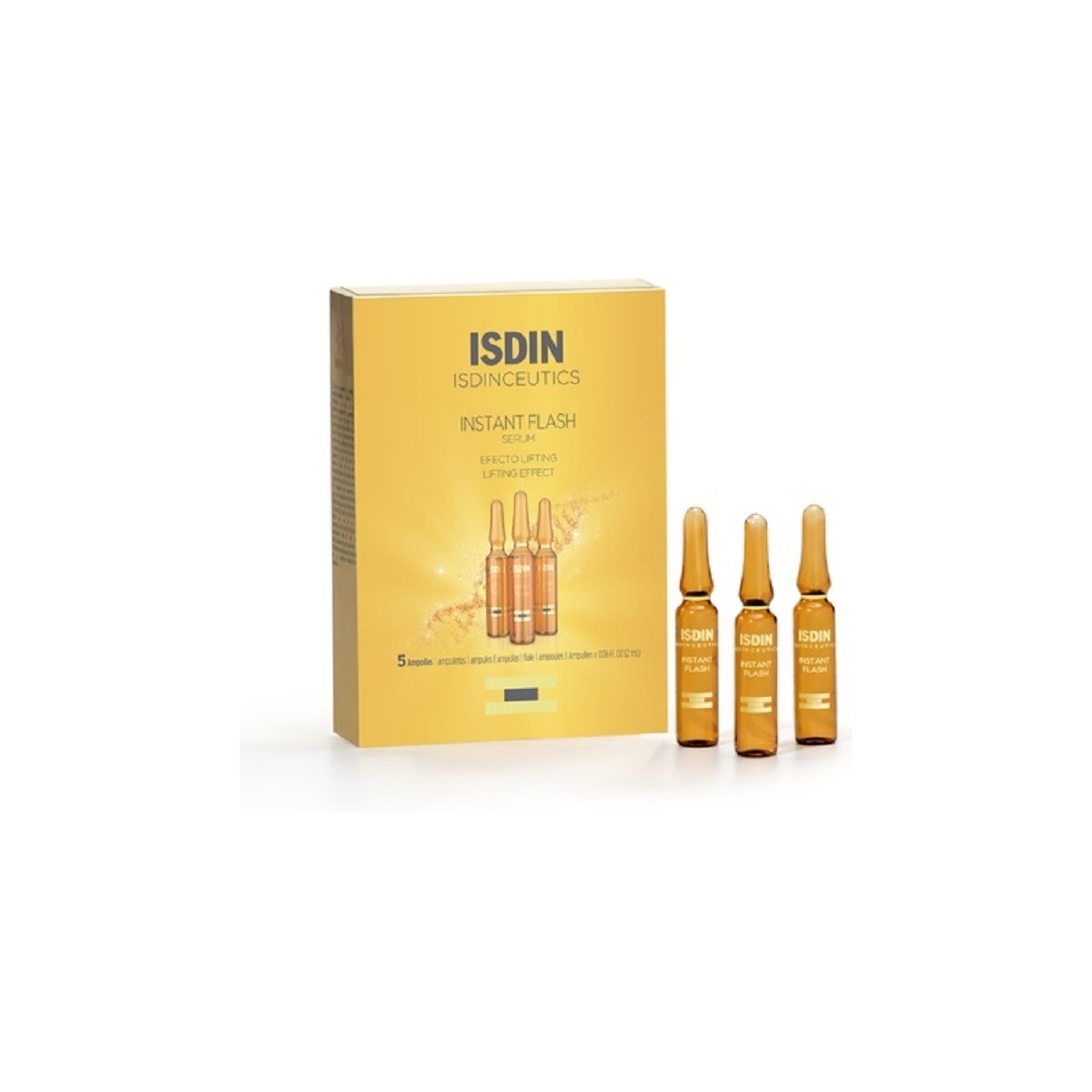 ISDINCEUTICS INSTANT FLASH  5 AMPOLLAS 2 ML