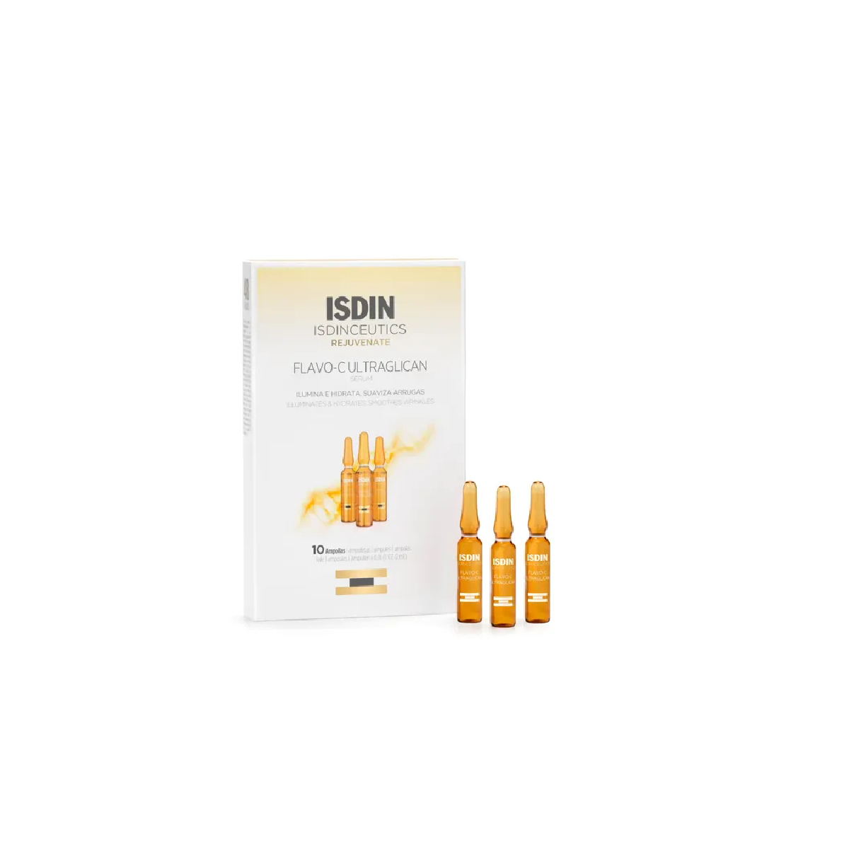 ISDINCEUTICS FLAVO-C ULTRAGLICAN  10 AMPOLLAS 2 ML