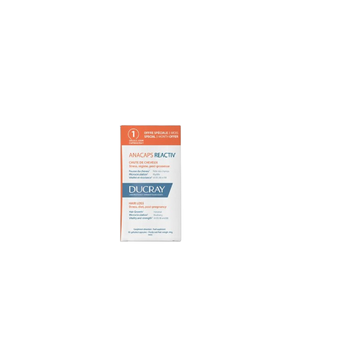 ANACAPS REACTIV ANTICAIDA CABELLO Y UÑAS DUCRAY...