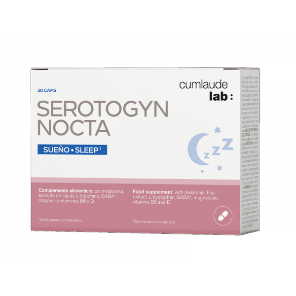 CUMLAUDE LAB SEROTOGYN NOCTA  30 CAPSULAS