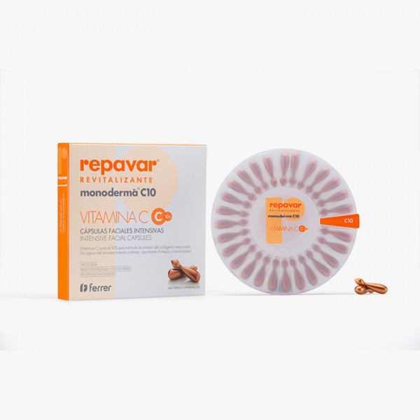 REPAVAR MONODERMA C10 REVITALIZANTE  28 CAPSULAS