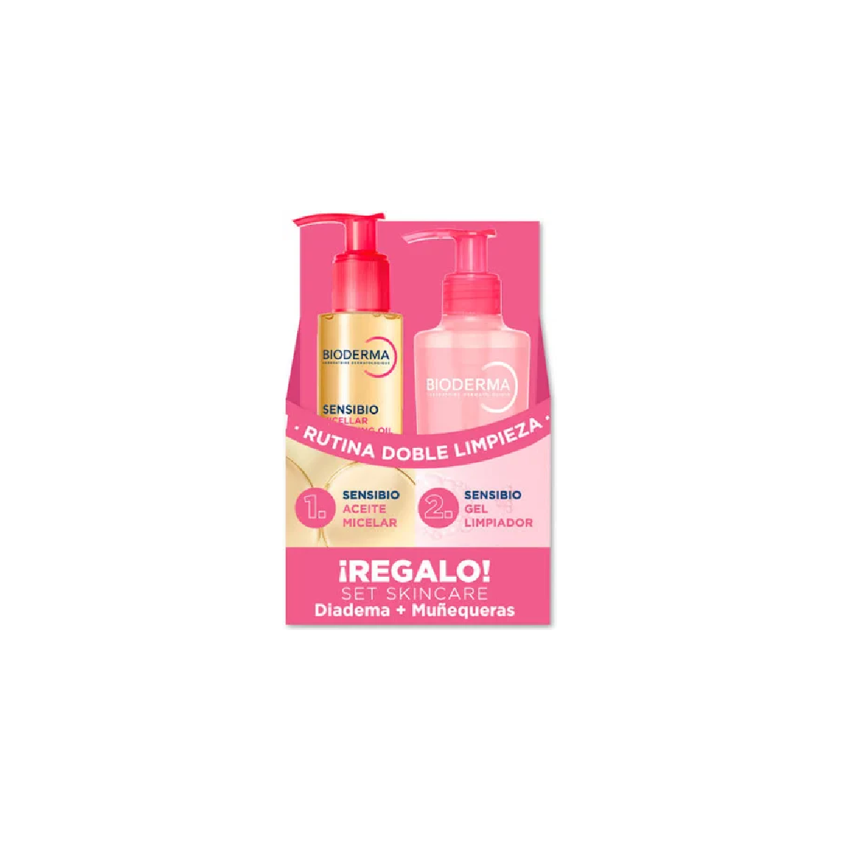 BIODERMA GEL SENSIBIO + MICELLAR CLEANSING OIL...