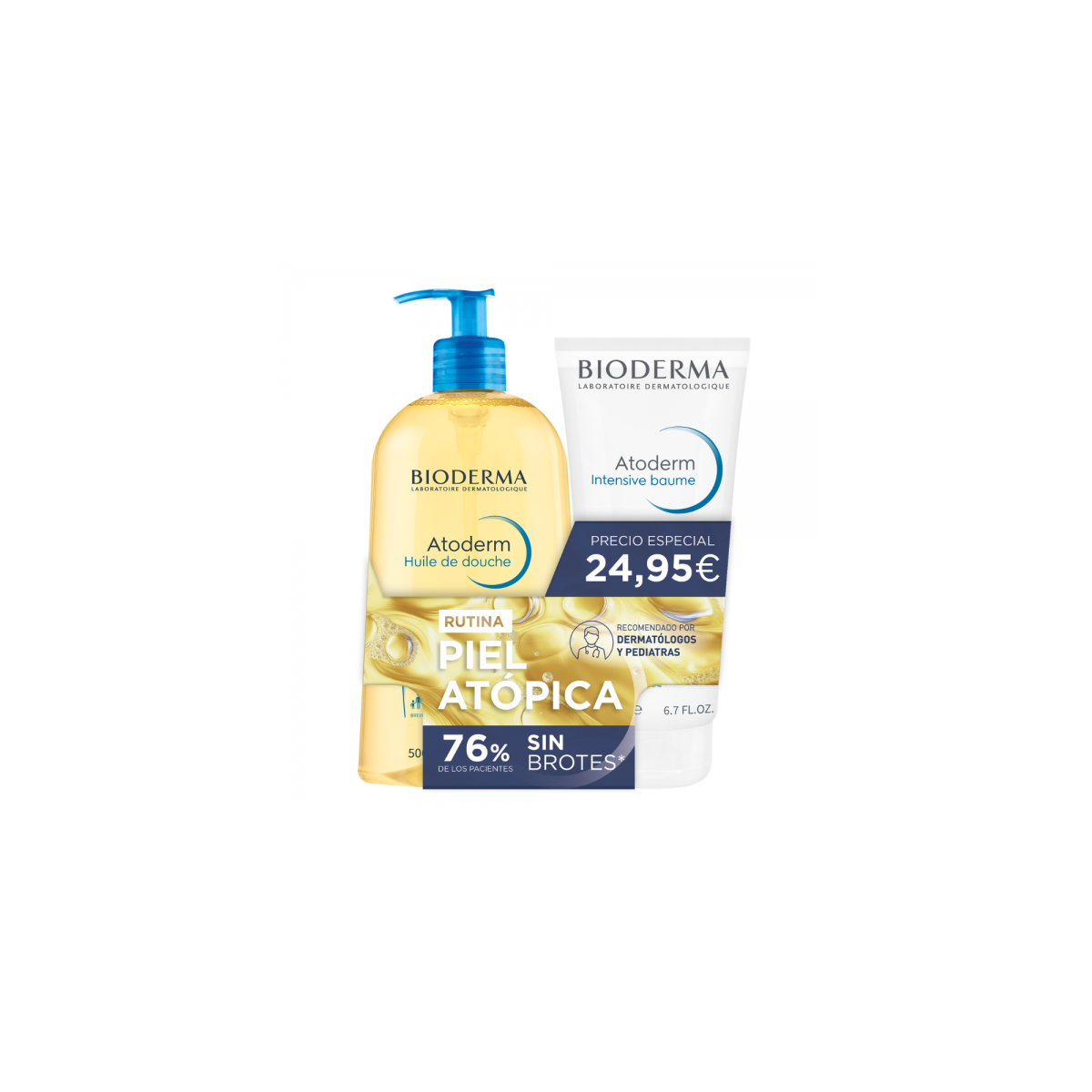 BIODERMA PACK ATODERM ACEITE + ATODERM BALSAMO...