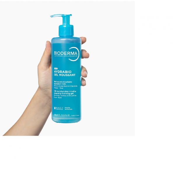 HYDRABIO GEL MOUSSANT BIODERMA 1 ENVASE 400 ML