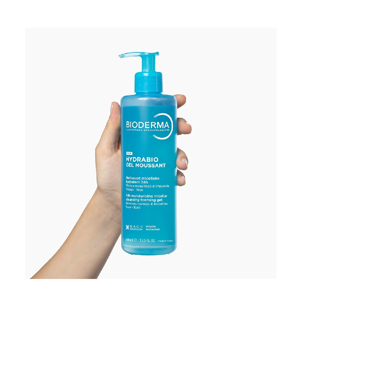 HYDRABIO GEL MOUSSANT BIODERMA 1 ENVASE 400 ML
