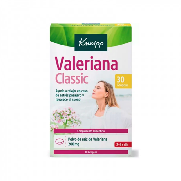 GRAGEAS HERBALES DE VALERIANA 30 GRAGEAS