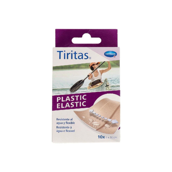 TIRITAS PLASTIC ELASTIC 10 X 6 CM 10 U