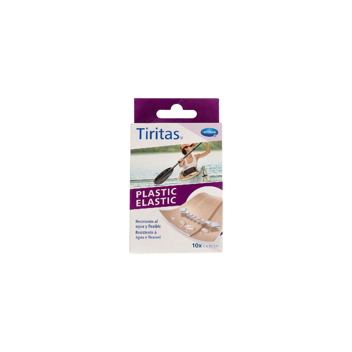 TIRITAS PLASTIC ELASTIC 10 X 6 CM 10 U