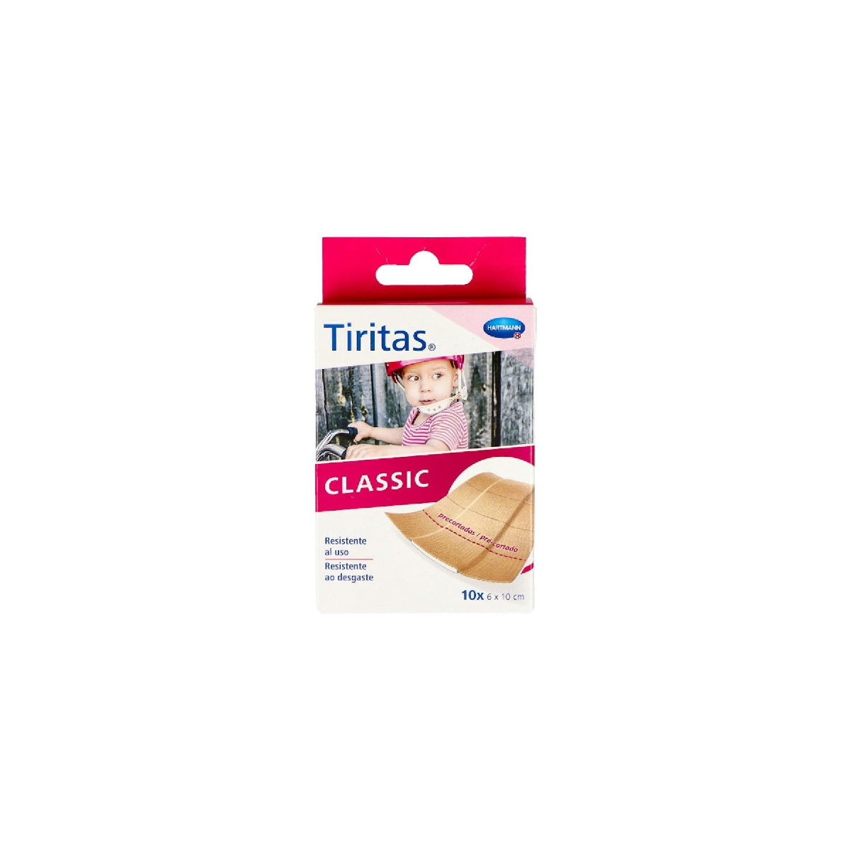 TIRITAS CLASSIC PRECORT 1 M X 6 CM  10 U