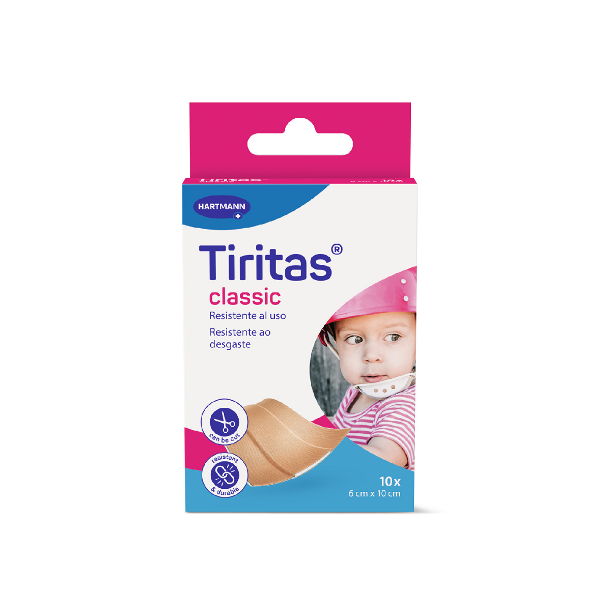 TIRITAS CLASSIC 1 M X 6 CM 10 U