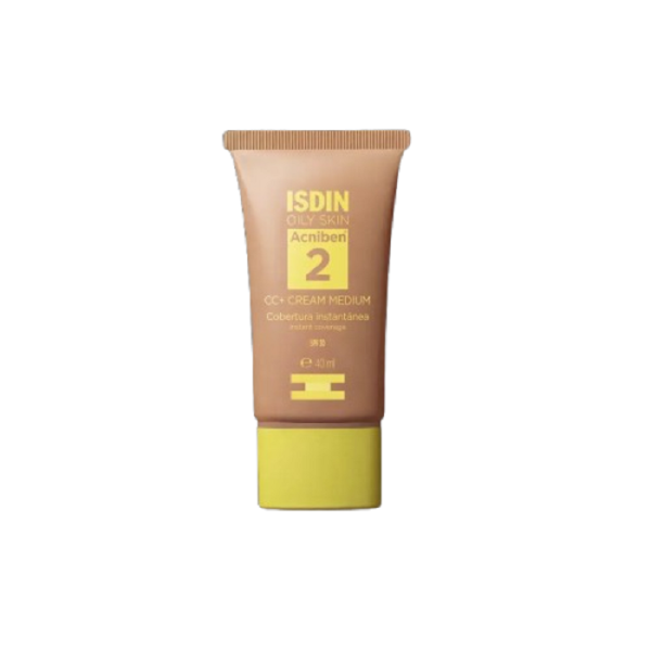ISDIN OILY SKIN ACNIBEN CC+ CREAM  1 TUBO 40 ML COLOR MEDIUM