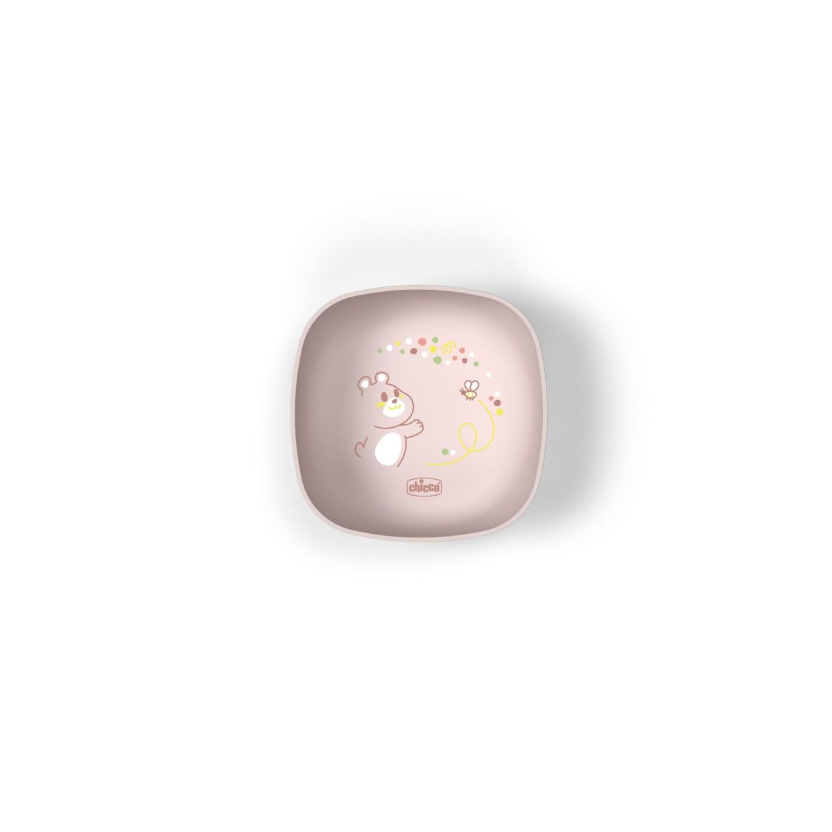 CHICCO BOWL CON TAPA ROSA 6M+