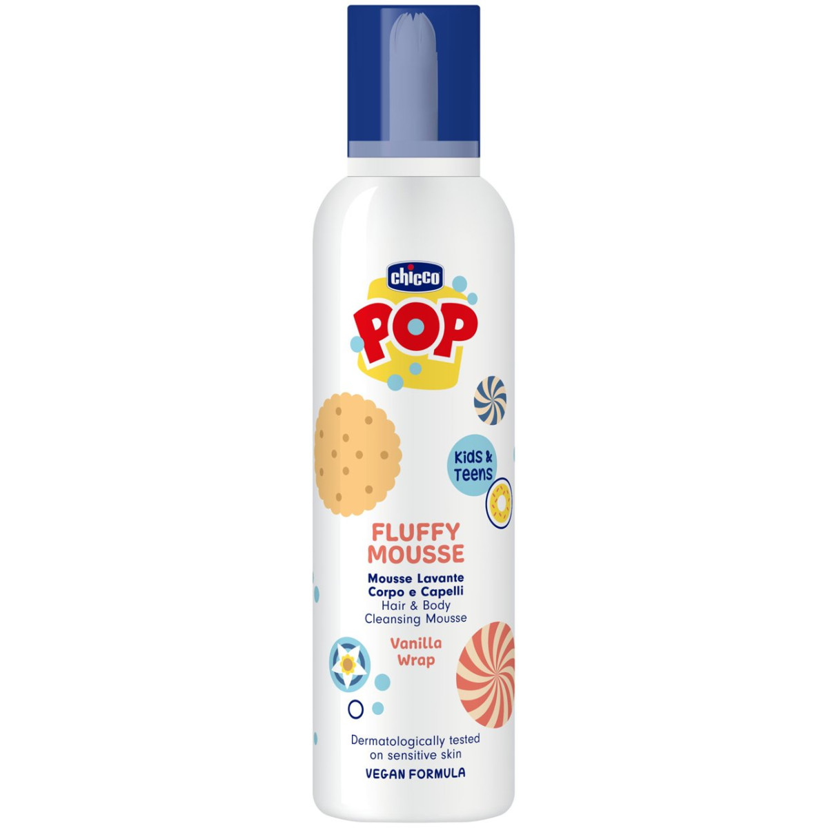 ESPUMA CUERPO/CABELLO VAINILLA 200ML POP