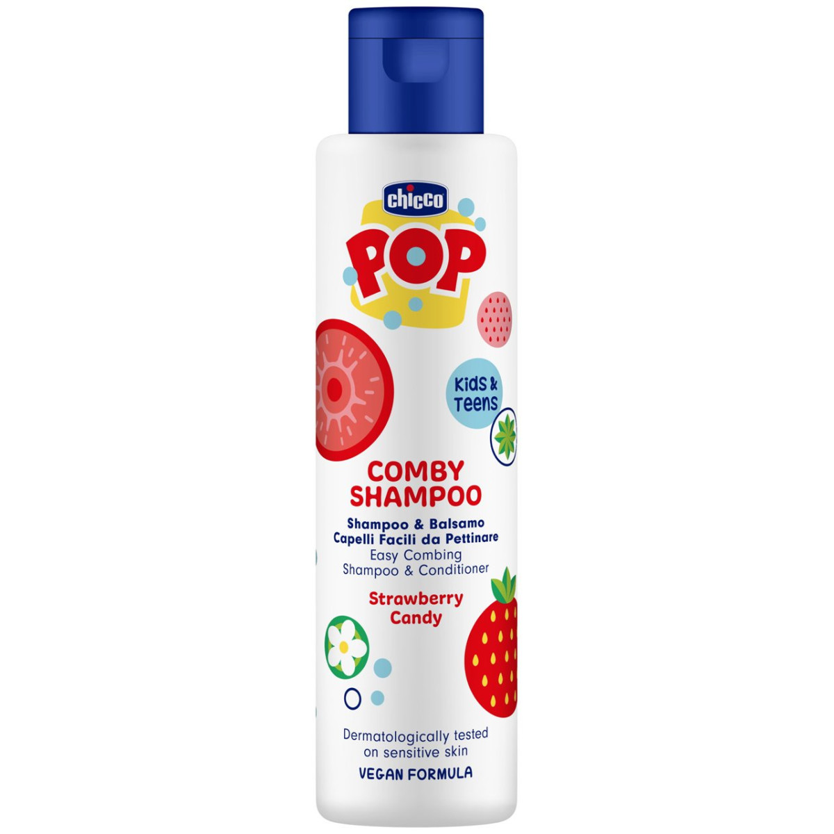 CHAMPÚ+ACONDICIONADOR FRESA 250ML POP