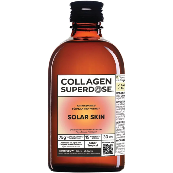 COLLAGEN SUPERDOSE SOLAR SKIN  1 BOTELLA 300 ML SABOR...