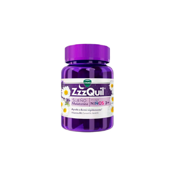 ZZZQUIL SUEÑO 3+  30 GUMMIES SABOR FRUTOS DEL BOSQUE