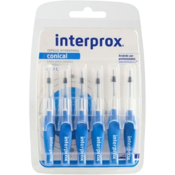 CEPILLO DENTAL INTERPROXIMAL CONICO 6 U