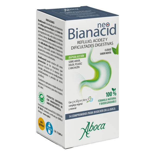 NEOBIANACID ACIDEZ Y REFLUJO  14 COMPRIMIDOS MASTICABLES