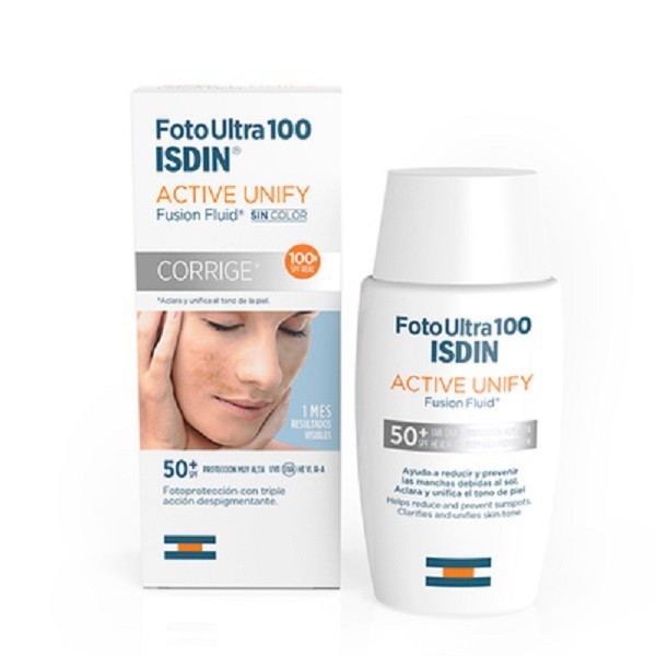 Foto Ultra 100 ISDIN Active Unify Fusion Fluid SPF 50