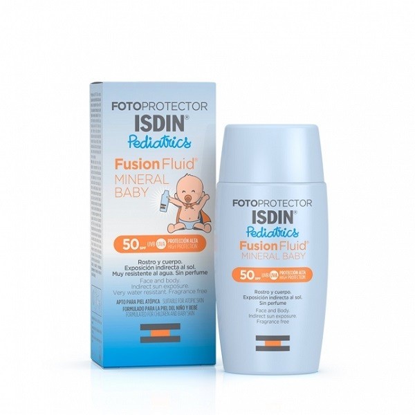 FOTOPROTECTOR ISDIN 50 FUSION FLUID MINERAL BABY  50ML