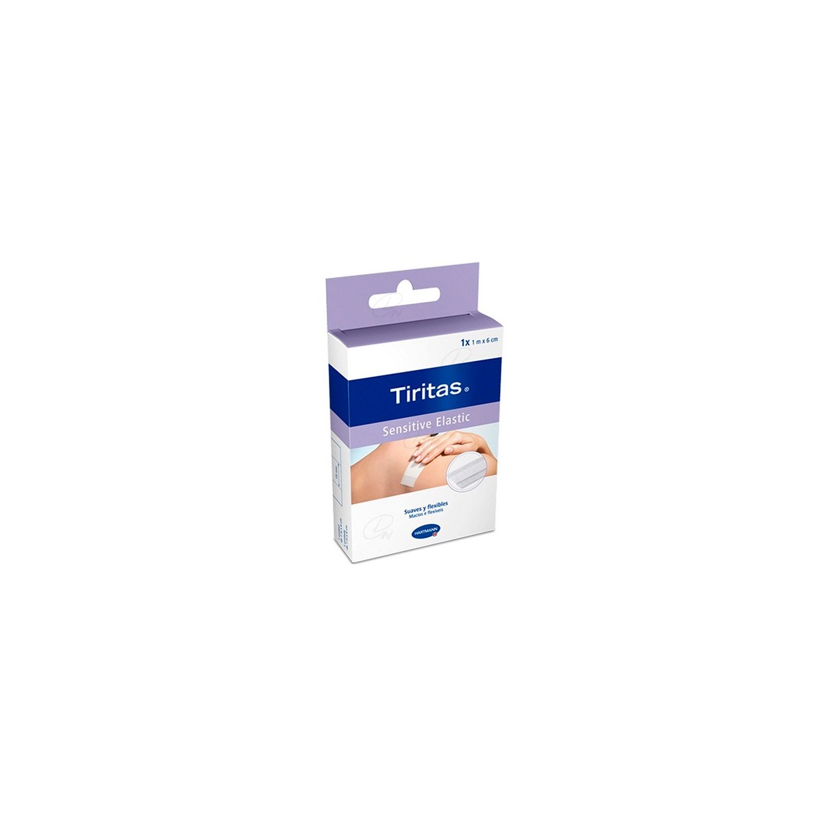 TIRITAS SENSITIVE ELASTIC 1M X 8 CM